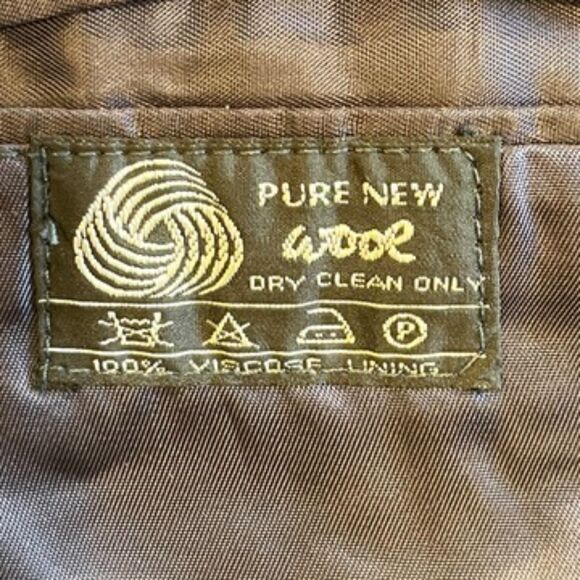 Dunn & Co Vintage Men's Blazer Wool London Crested Coat of Arms 2 Button - Picture 9 of 9